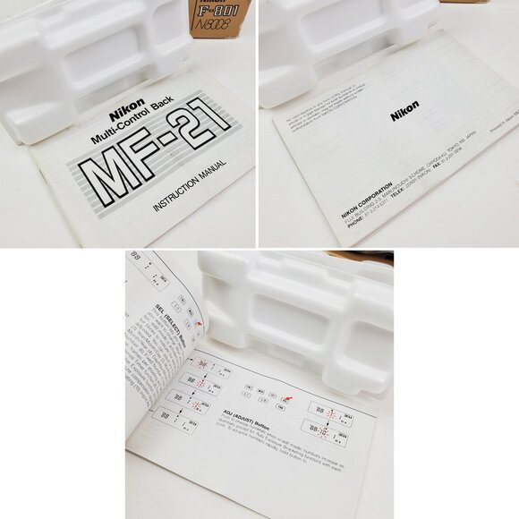 Nikon Multi-Control Back MF-21 for F-801 / N8008 Film Camera Vintage Unused NOS - Picture 13 of 13